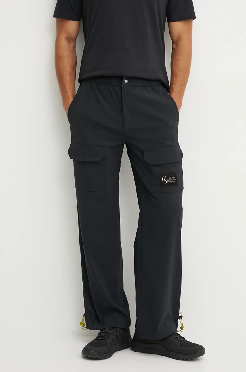 Cargo nohavice Columbia Wallowa Softshell Cargo Pants Čierna | 2090841, 0
