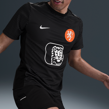 Dres Nike Dri-FIT Netherlands Academy Pro Pre-Match Short Sleeve Football Jersey Čierna | FZ9712-011, 3