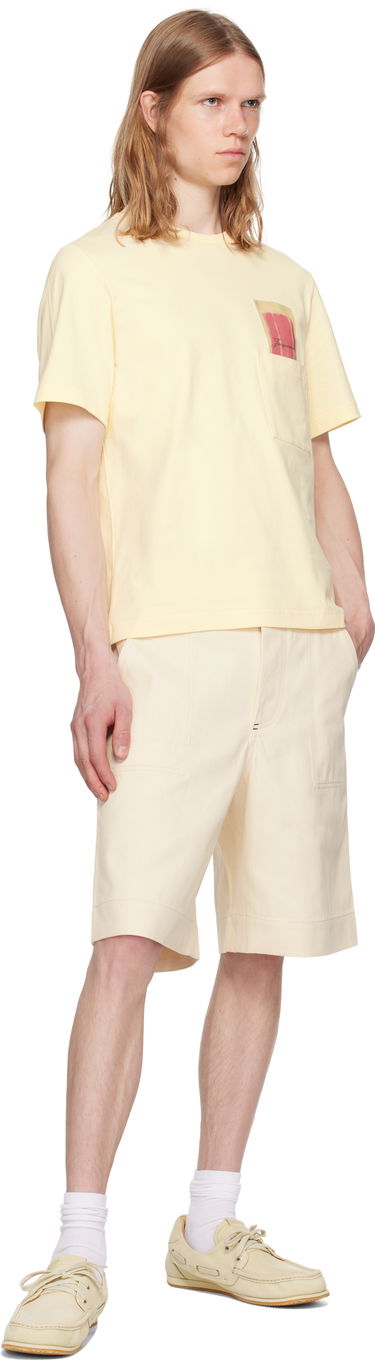 Tričko Jacquemus Jacquemus Esquimau Pocket T-Shirt Žltá | 25E255JS321-2306, 3
