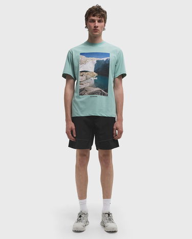 Tričko and wander Glacier Print Short Sleeve T-Shirt Tyrkysová | 5745184113-184, 2
