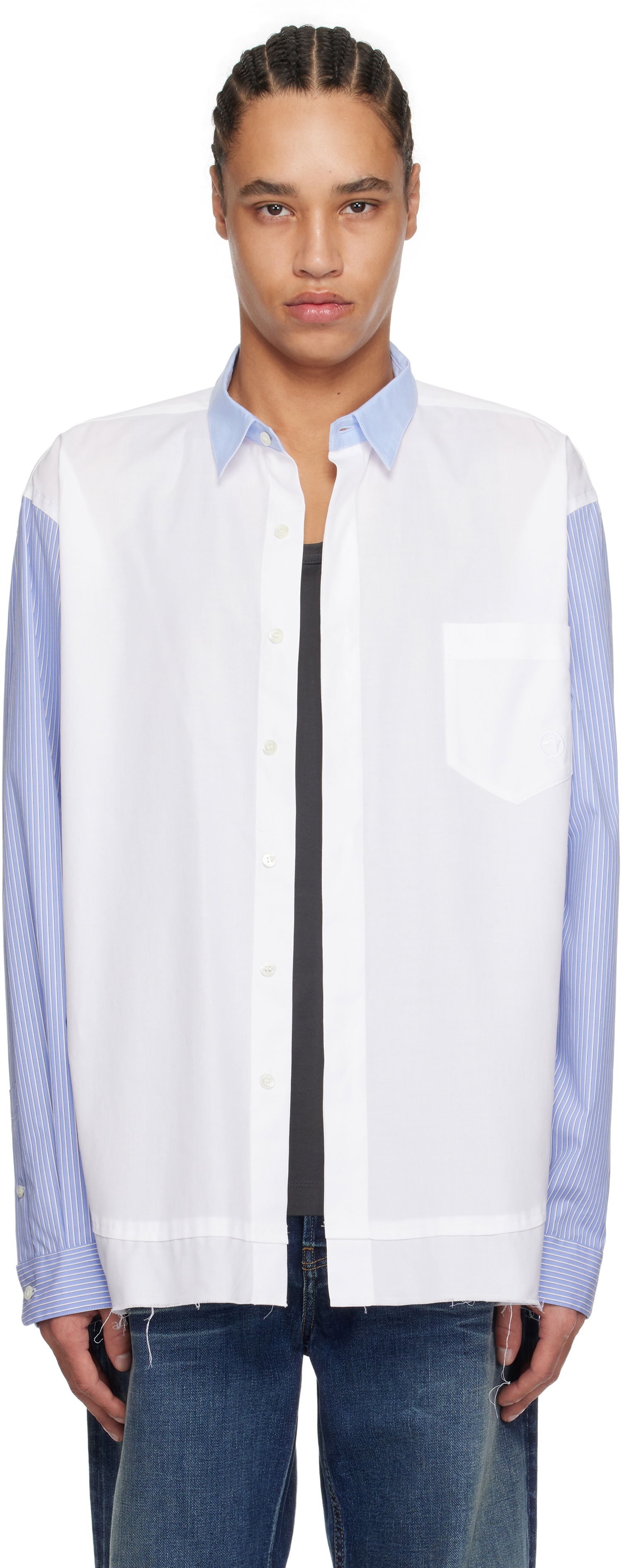 Košeľa Ambush AMBUSH Layered Shirt Biela | 12115296, 0