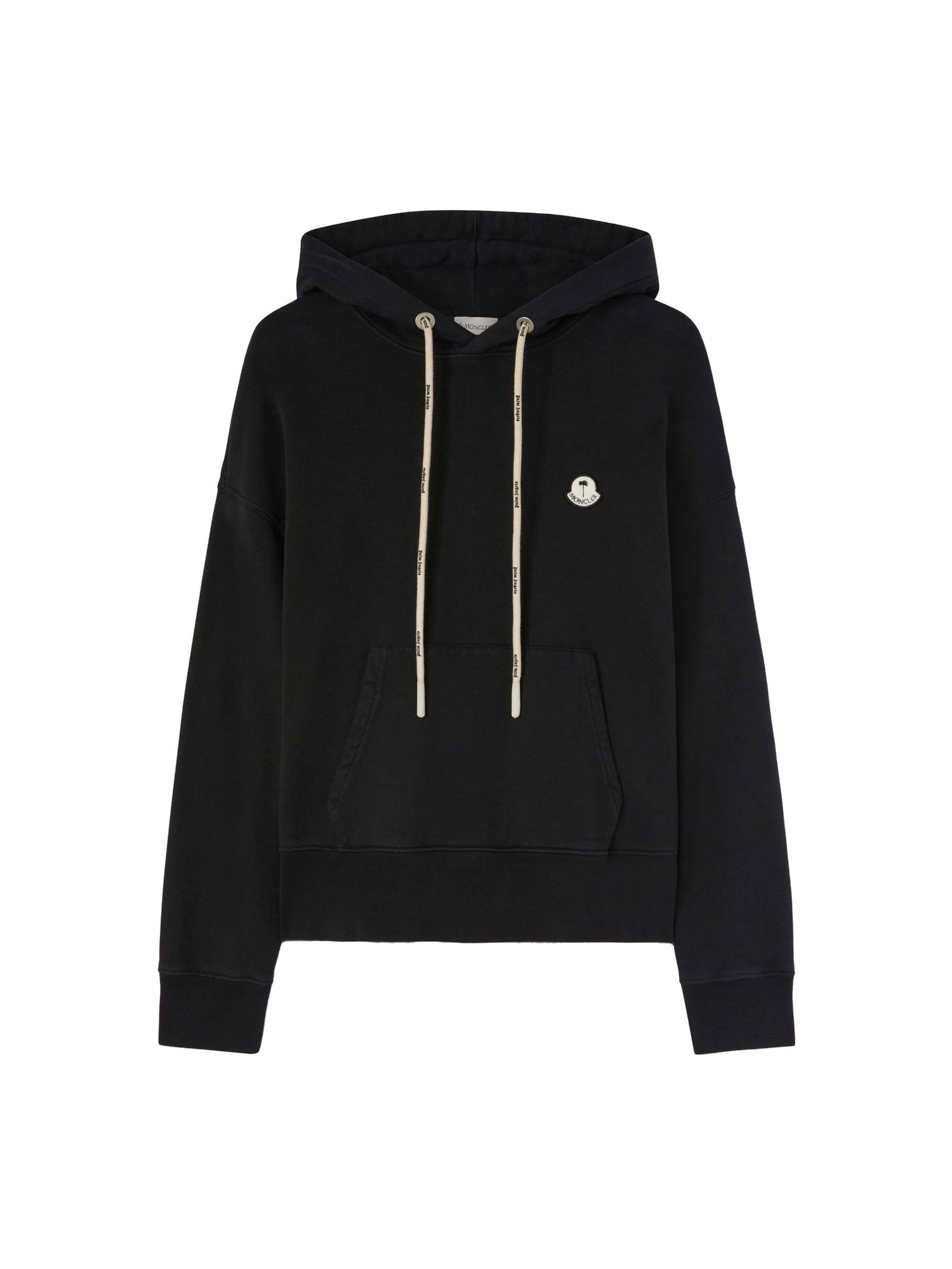 Mikina Moncler Palm Angels x Logo Patch Hoodie Čierna | I209L8G00011M2513999 & PMBB162T24FLE0011000, 0