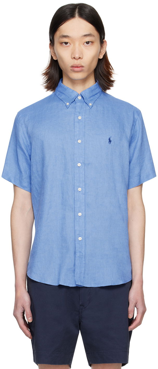 Košeľa Polo by Ralph Lauren Classic Fit Shirt Modrá | 710791757021