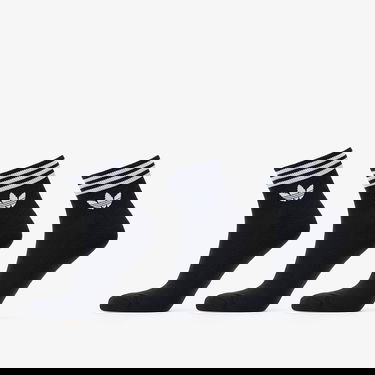 Ponožky adidas Originals Trefoil Ankle Socks 3-Pack Čierna | EE1151, 0