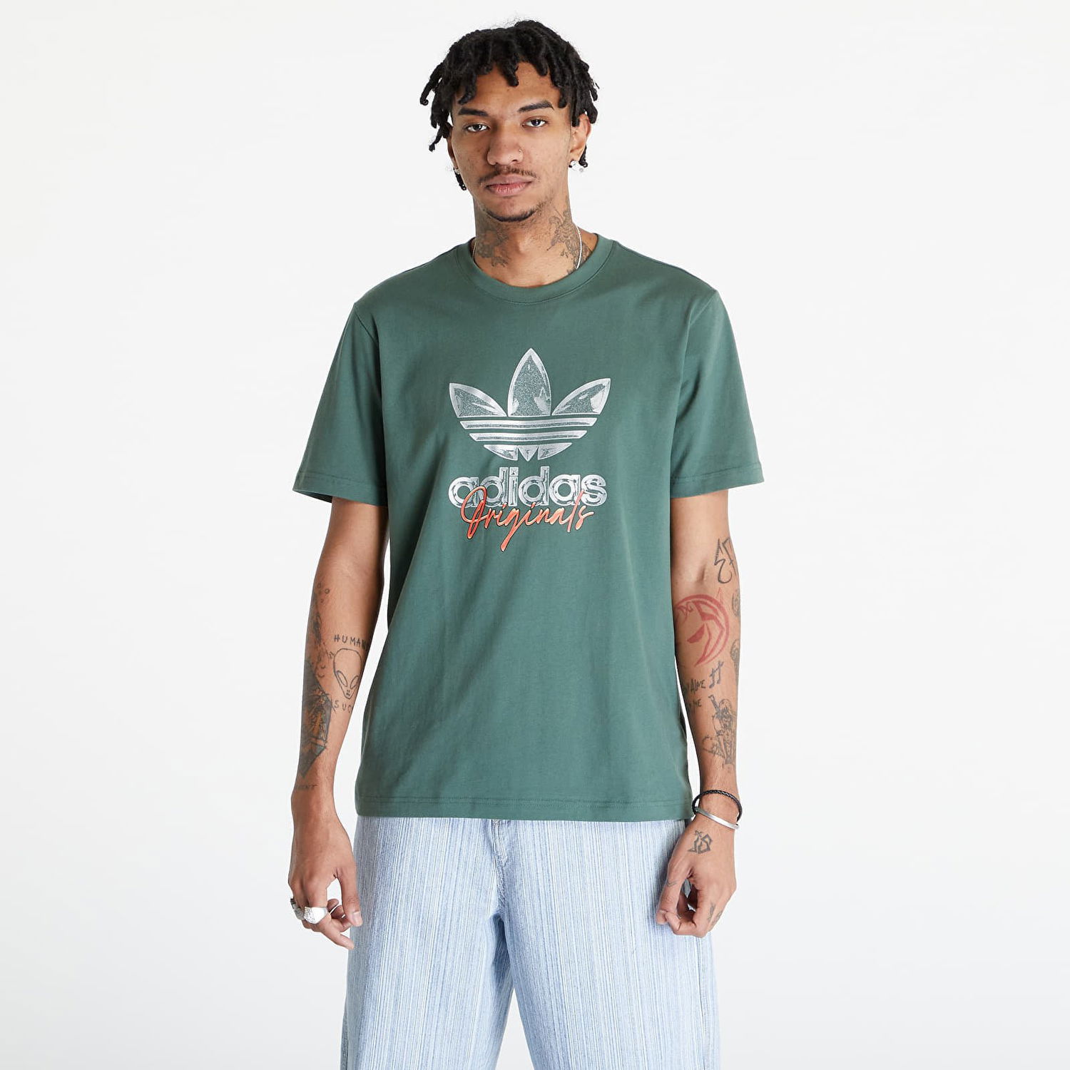 Tričko adidas Originals Training Supply Short Sleeve Tee Zelené | IS0228, 0