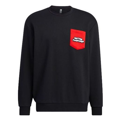 Sveter adidas Originals Sesame Street Pocket Sweatshirt Čierna | HD7290