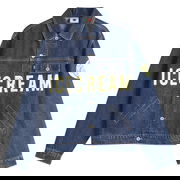 ICECREAM Cowboy Denim Trucker Jacket, Size Large