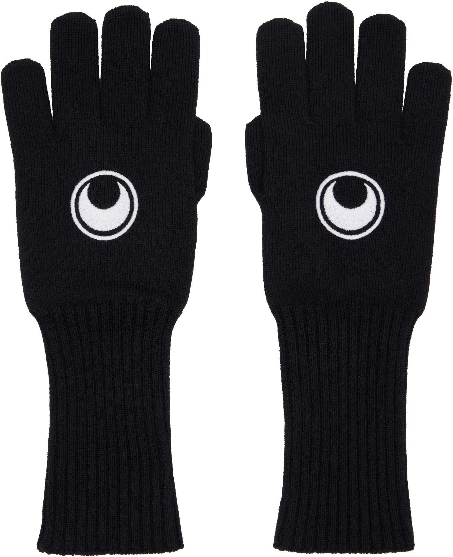 Rukavice Marine Serre Knit Long Gloves Čierna | USA018A, 0