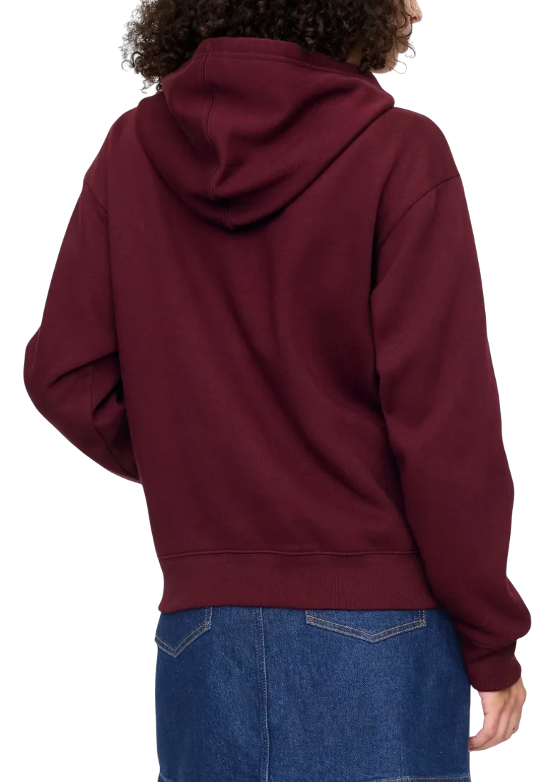 Mikina GAP Full-Zip Logo Hoodie Vínová | 678782-10, 1