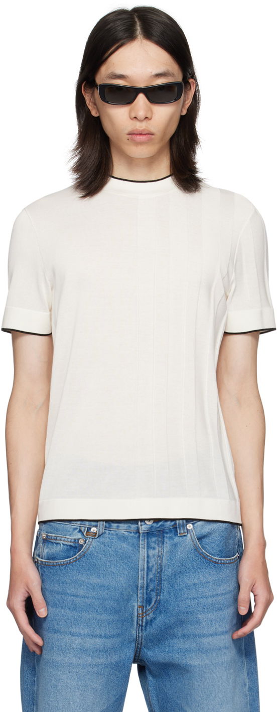 Tričko Jacquemus Off-White 'Le t-shirt Tricot' T-Shirt Biela | 24H246KN240-2065, 0