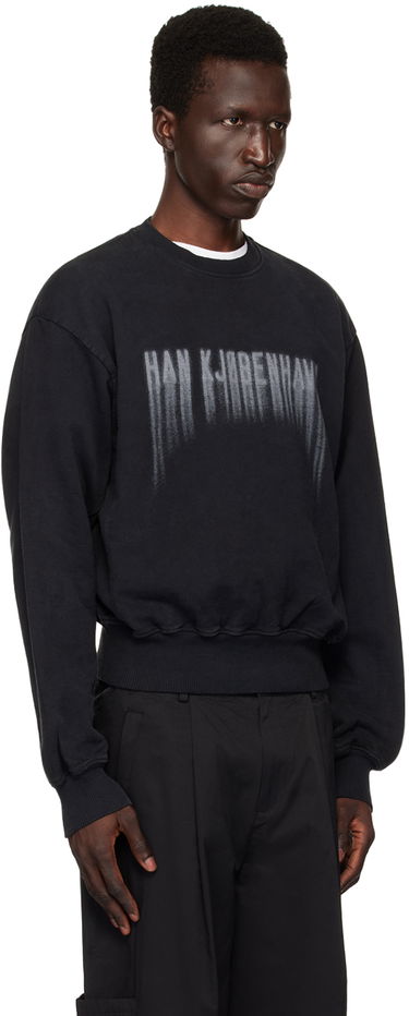 Mikina Han Kjøbenhavn Faded Logo Sweatshirt Čierna | M-134012, 1
