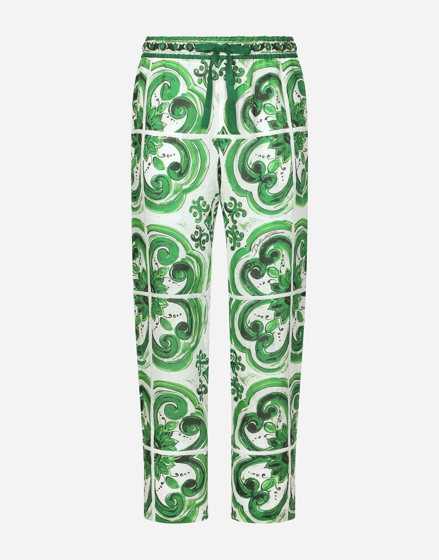 Nohavice Dolce & Gabbana Jogging Pants With Print Zelené | GV4LHTFP4M8HU3TN, 0