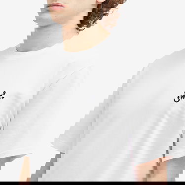 Tričko JW Anderson Jersey Anchor Embroidery T-Shirt Biela | JT0257-PG1510-001, 5