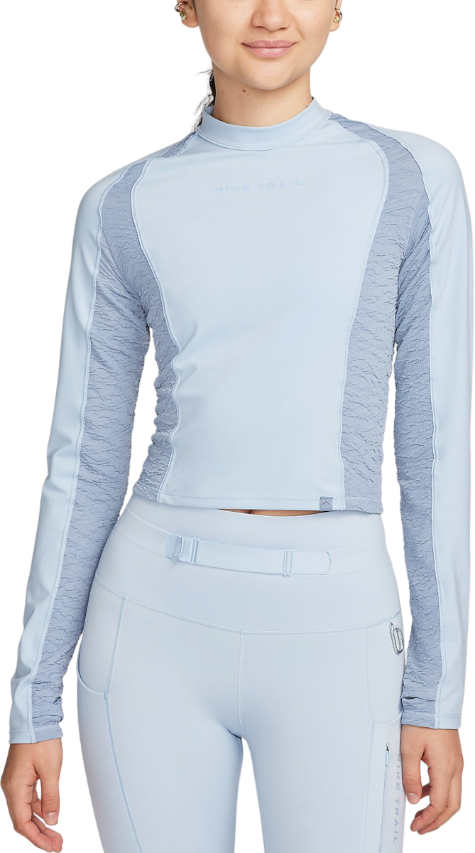 Tričko Nike W NK TRAIL DF LS TOP Tyrkysová | fn4706-440, 0