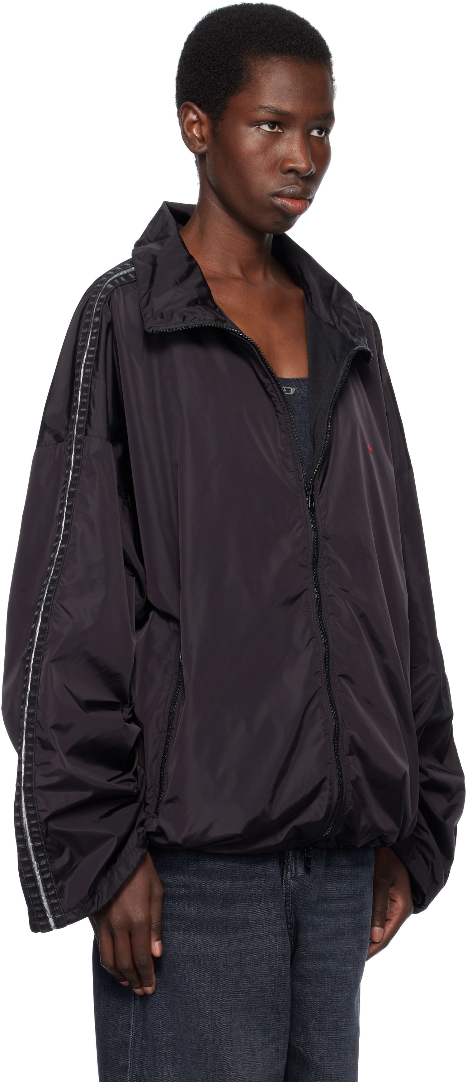 Bunda Diesel J-Caron Track Jacket Čierna | A16682 0NJBU, 1