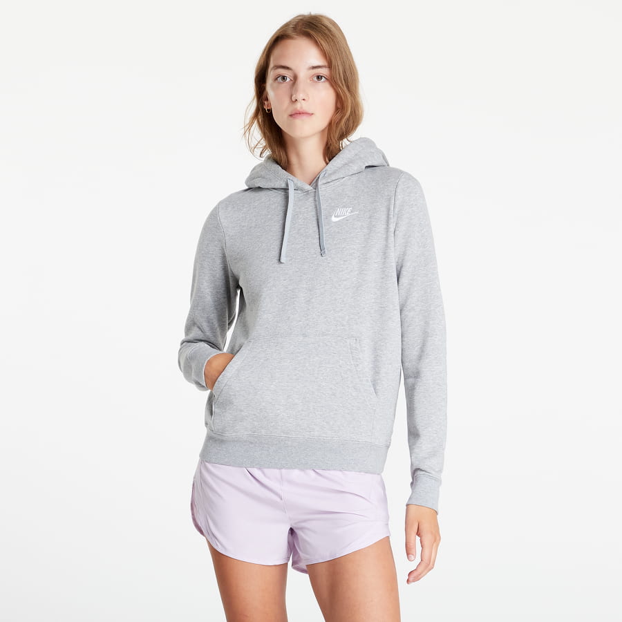 Mikina Nike Sportswear Club Fleece Hoodie Šedá | DQ5793-063, 0