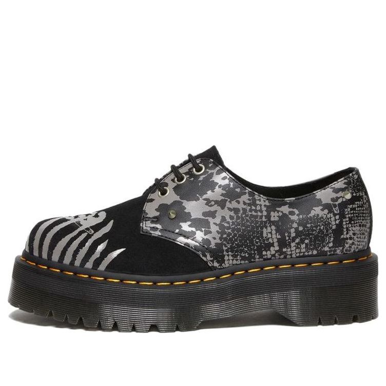 Tenisky a topánky Dr. Martens Dr. Martens 1461 Animal Clash Platform Shoes Čierna | 27695001