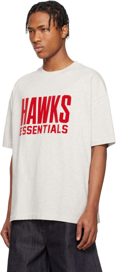 Tričko Fear of God Fear of God ESSENTIALS NBA Hawks Short Sleeve T-Shirt Šedá | 125AL244109F, 3