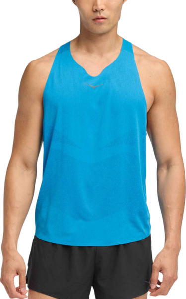 Tielko Hoka One One Hoka Race Day Singlet Modrá | 1164154-hkb, 0