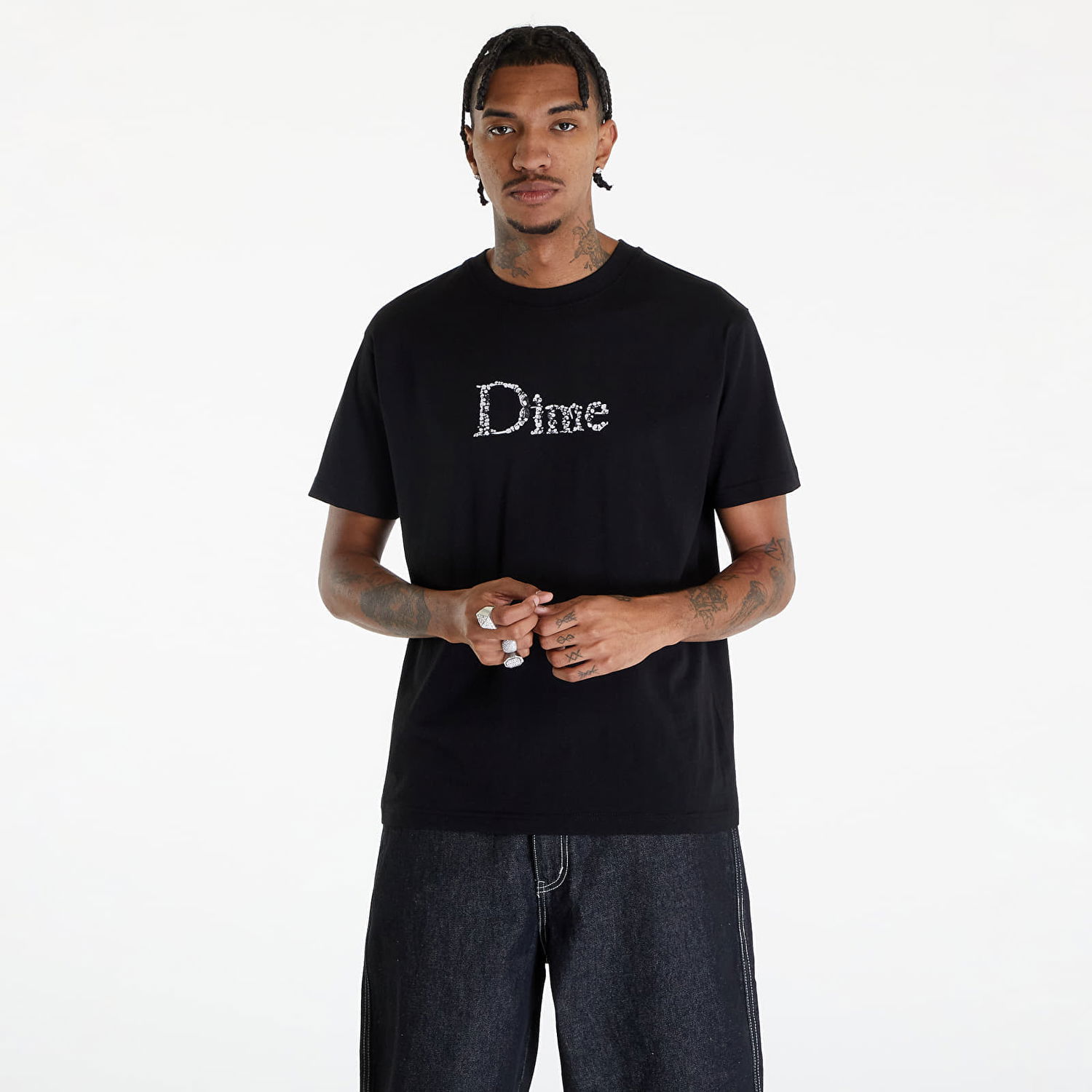 Tričko Dime Classic Skull T-Shirt Black Čierna | DIMESP2421BLK, 0