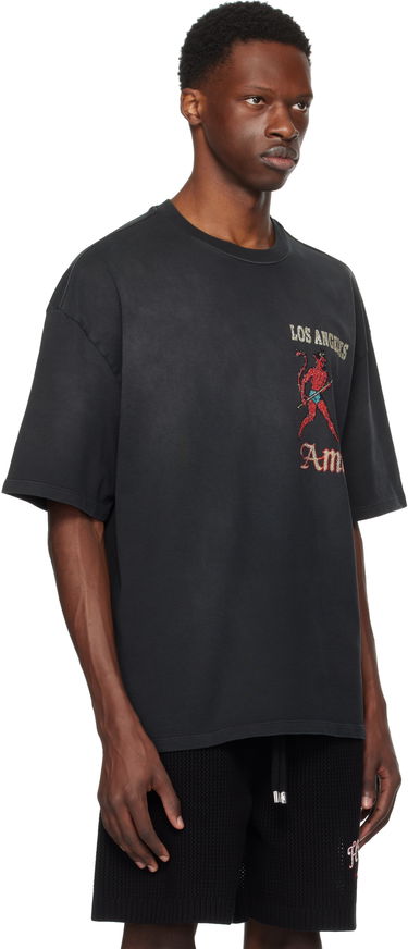 Tričko AMIRI AMIRI Crystal Sinners T-Shirt Čierna | AMJYTE1212, 1