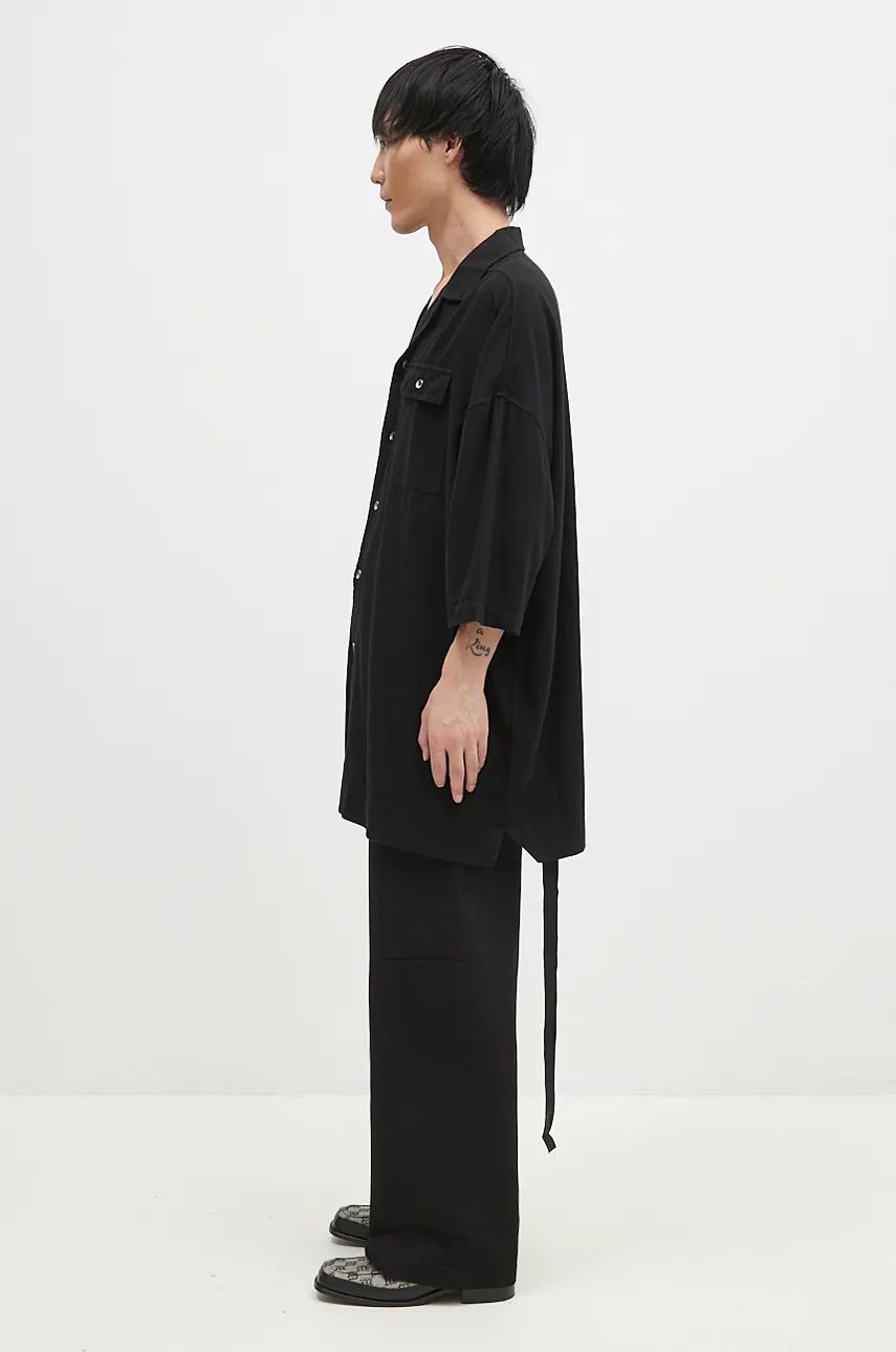 Košeľa Rick Owens Relaxed Fit Shirt Čierna | DU02D2290.CFL, 1