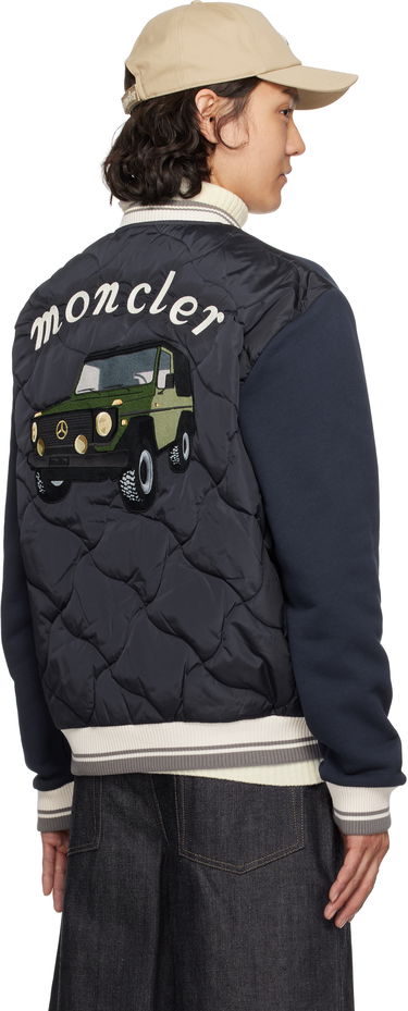 Sveter Moncler Moncler Genius Mercedes-Benz by NIGO Sweatshirt Cardigan Navy | K14018G0000589AWV, 2