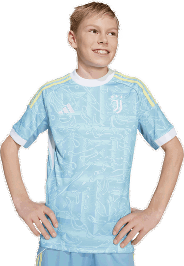 Dres adidas Performance Juventus 25/26 Away Jerseys Kids Tyrkysová | JN5236, 4