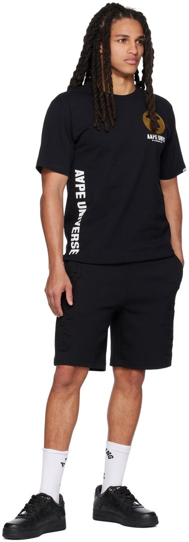 Šortky AAPE by A Bathing Ape AAPE by A Bathing Ape Embossed Shorts Čierna | AAPSPM6990XXKBKX, 3