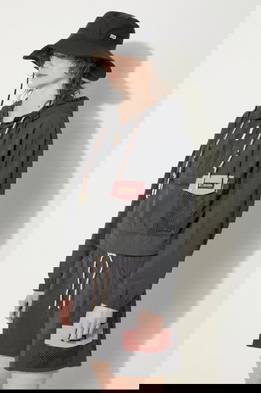 Vetrovka Columbia Painted Peak Transitional Cropped Oversize Anorak Hoodie with Mesh Pockets Čierna | 2072211, 3