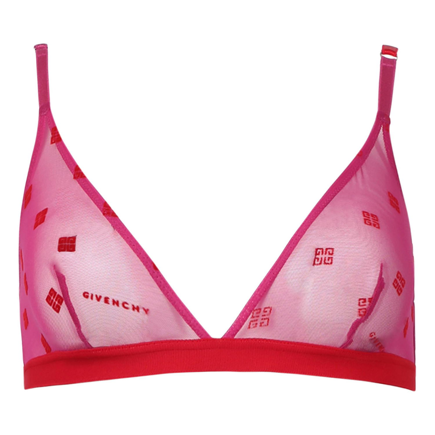 Podprsenka Givenchy Jacquard Bra Ružová | BWB01E30U0 910, 1