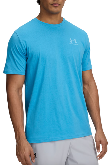 Tričko Under Armour Sportstyle Left Chest Short Sleeve T-Shirt Modrá | 1326799-453, 0