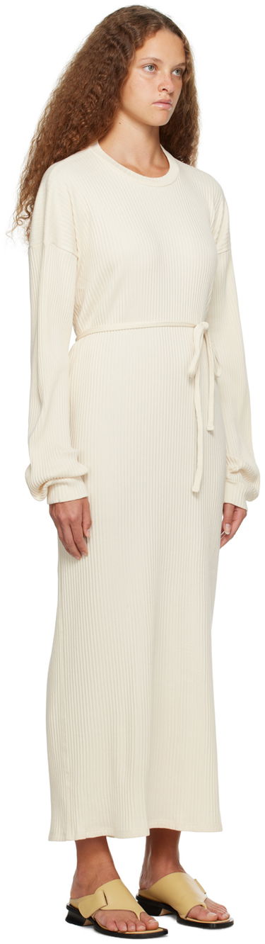 Šaty Baserange Kaftan Midi Dress Čierna | DRSH-RIB-000, 4