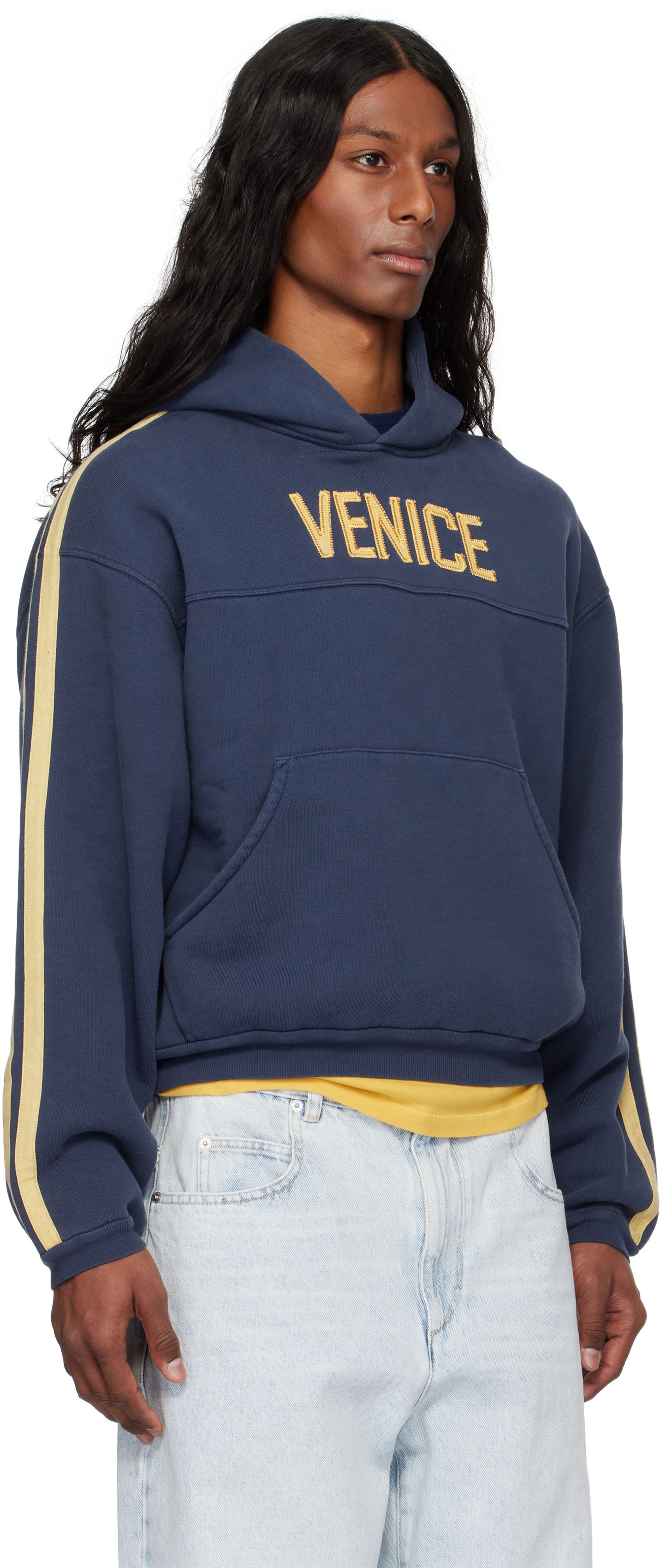 Mikina ERL ERL 'Venice' Football Hoodie Modrá | ERL10T026, 1