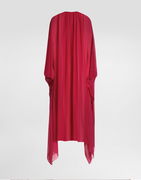 Dolce & Gabbana Silk Chiffon Caftan with Drawstring