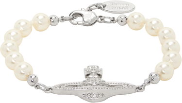Náramok Vivienne Westwood Vivienne Westwood Mini Bas Relief Pearl Bracelet Metalická | 61030001-02P131-CN, 0