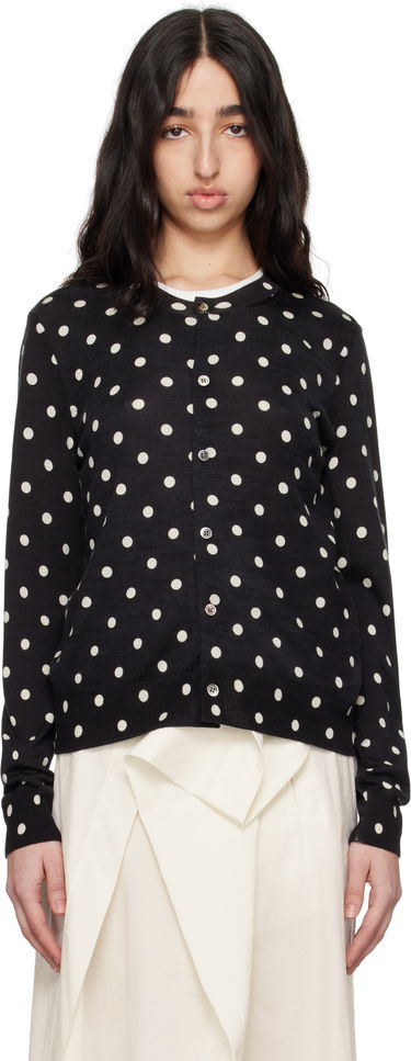 Sveter Comme des Garçons Comme des Garçons Polka Dot Cardigan Čierna | RO-N505-051-1, 0