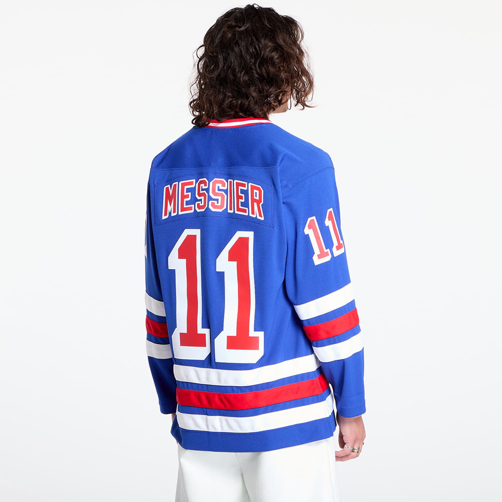 New York Rangers 11 Mark Messier NHL Dark Jersey Royal