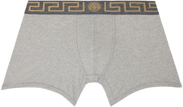 Boxerky Versace Greca Border Boxers Šedá | AU10028 A232741, 0