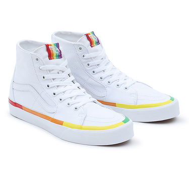 Tenisky a topánky Vans Rainbow Foxing Sk8-hi Tapered Biela | VN0A4U16MWF, 1