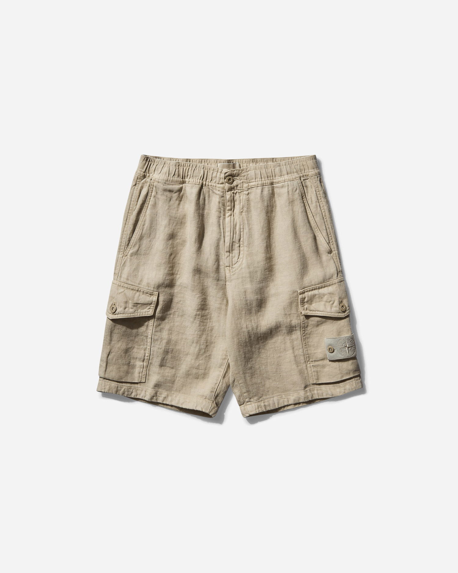 Šortky Stone Island Ghost Piece Linen Cargo Shorts Béžová | K1S15-L10001-S00F8 V0090, 0