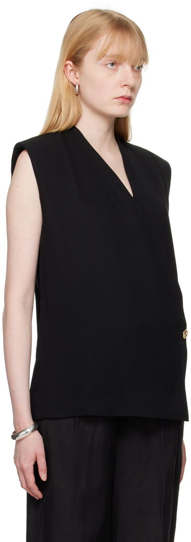 Vesta Anine Bing Wrap Sleeveless Top Čierna | A-07-4835-BLK26, 1