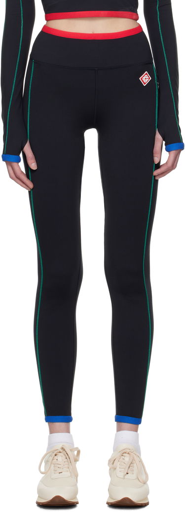 Legíny Casablanca Casablanca Contrast Trim Sport Leggings Čierna | WPS25-ACT-028-01, 0