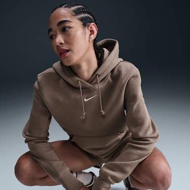 Mikina Nike Nike Sportswear Phoenix Fleece Hoodie Hnedá | HF6839-233, 4