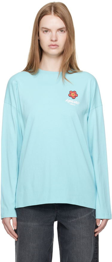 Tričko KENZO Kenzo Paris Futura 2000 Edition Long Sleeve T-Shirt Tyrkysová | FF62TL3504SG, 0