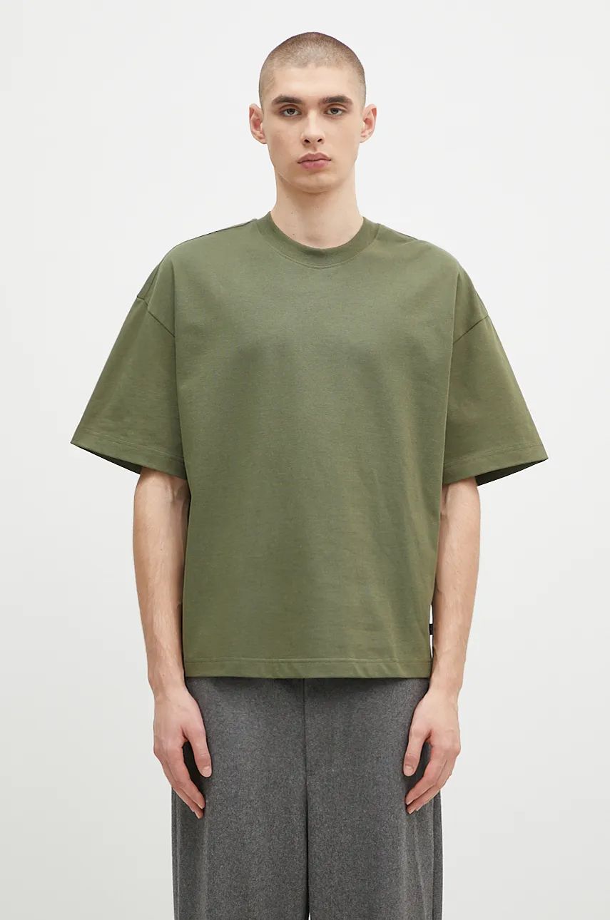 Tričko Alpha Industries Heavy T UV T-Shirt Zelené | 146503UVF, 0
