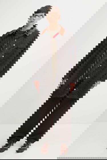 Nohavice Carhartt WIP Cotton Wide-Leg Brady Pant Hnedá | I035655.4706, 4