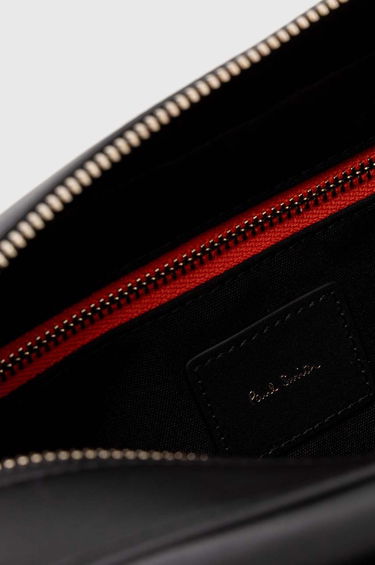 Taška cez rameno Paul Smith Paul Smith Leather Crossbody Bag Čierna | M1A.6796.BMULTI, 4