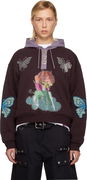 Chopova Lowena Quimby Rhinestone Butterfly Hoodie