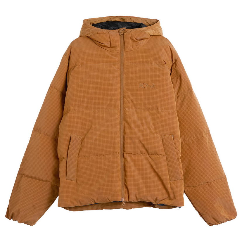 Prešívaná bunda Polar Skate Co. Soft Hooded Puffer Jacket Oranžová | PSC-W25-2-ORG